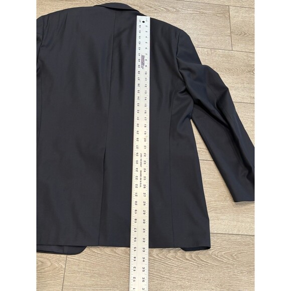 Lauren Ralph Lauren Wool Blazer Sport Jacket 44L Blazer Navy Blue Gold Buttons - Picture 6 of 10